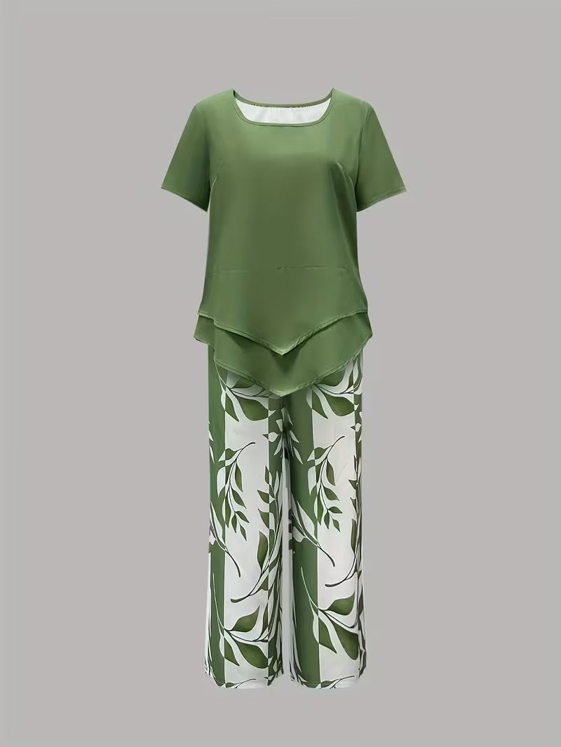 Conjunto de estampado de hojas Regina