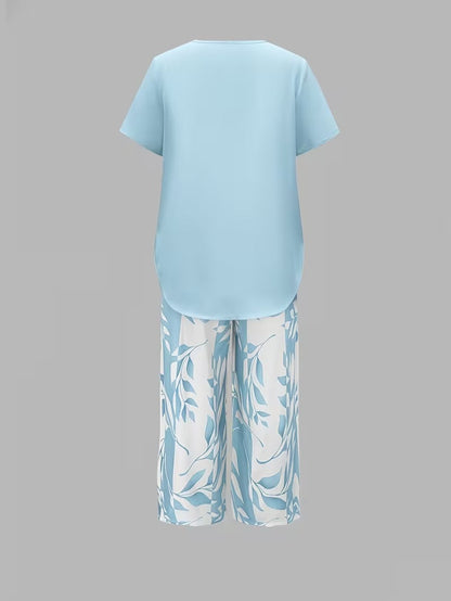 Conjunto de estampado de hojas Regina