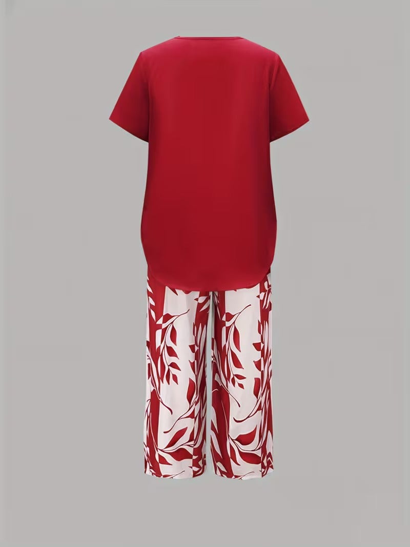 Conjunto de estampado de hojas Regina