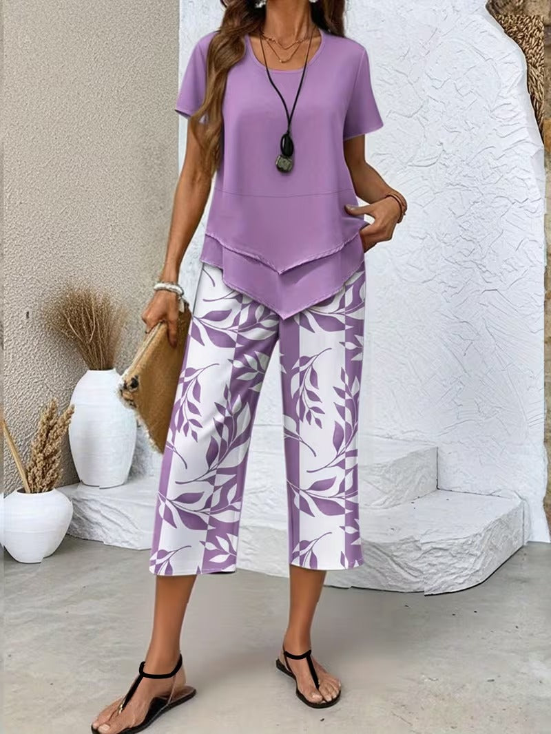Conjunto de estampado de hojas Regina