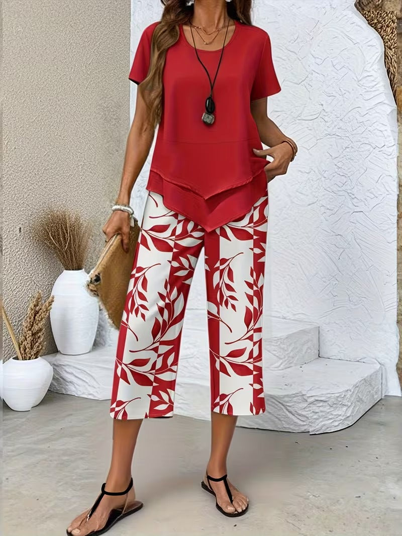 Conjunto de estampado de hojas Regina