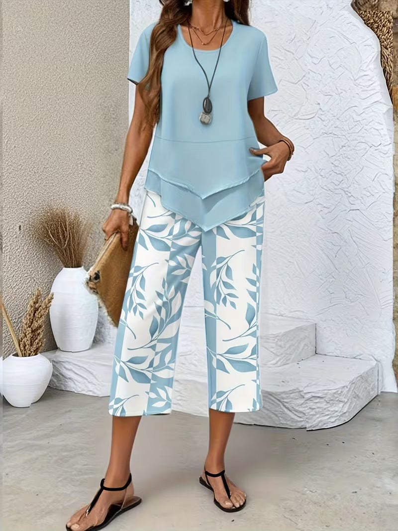 Conjunto de estampado de hojas Regina