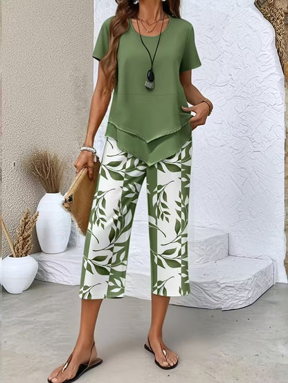Conjunto de estampado de hojas Regina