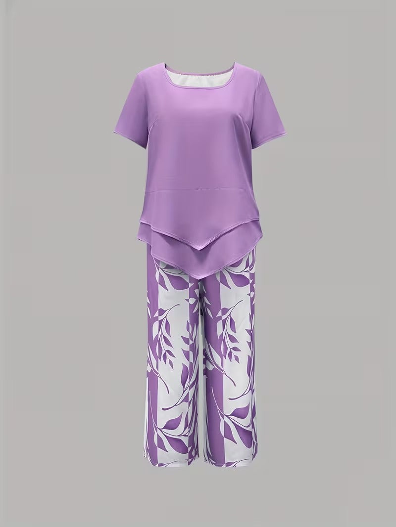 Conjunto de estampado de hojas Regina