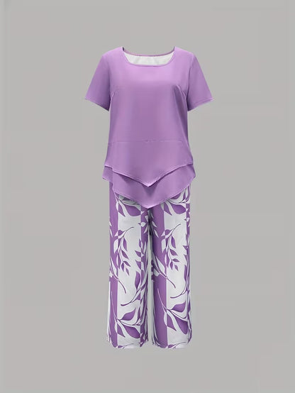 Conjunto de estampado de hojas Regina