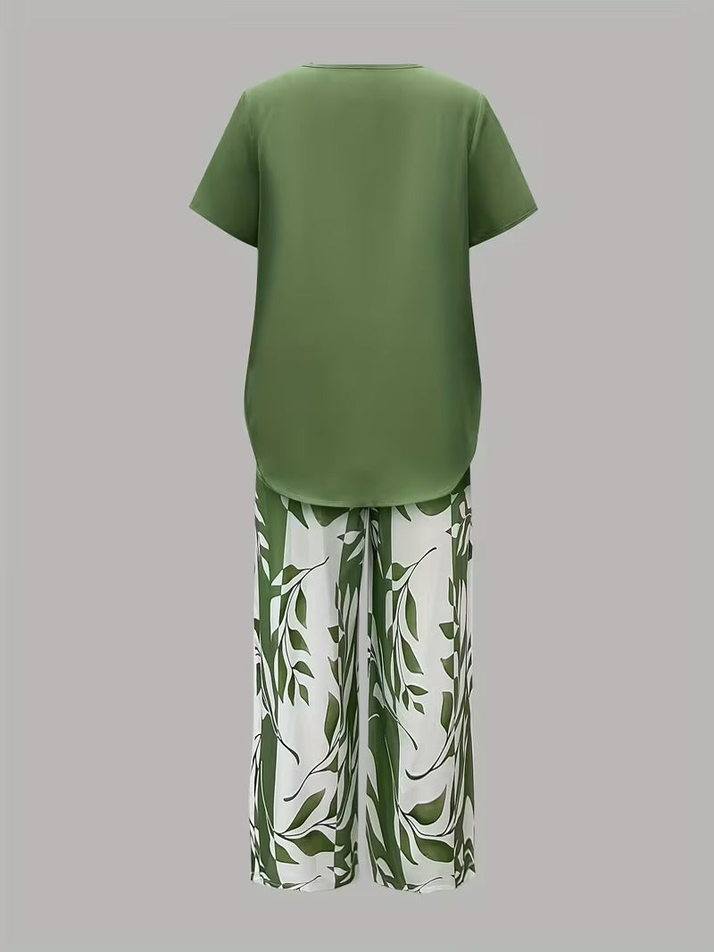 Conjunto de estampado de hojas Regina