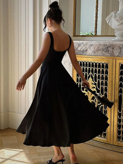 Vestido midi sin mangas Camila