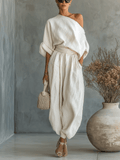 Conjunto de hombros descubiertos Paloma