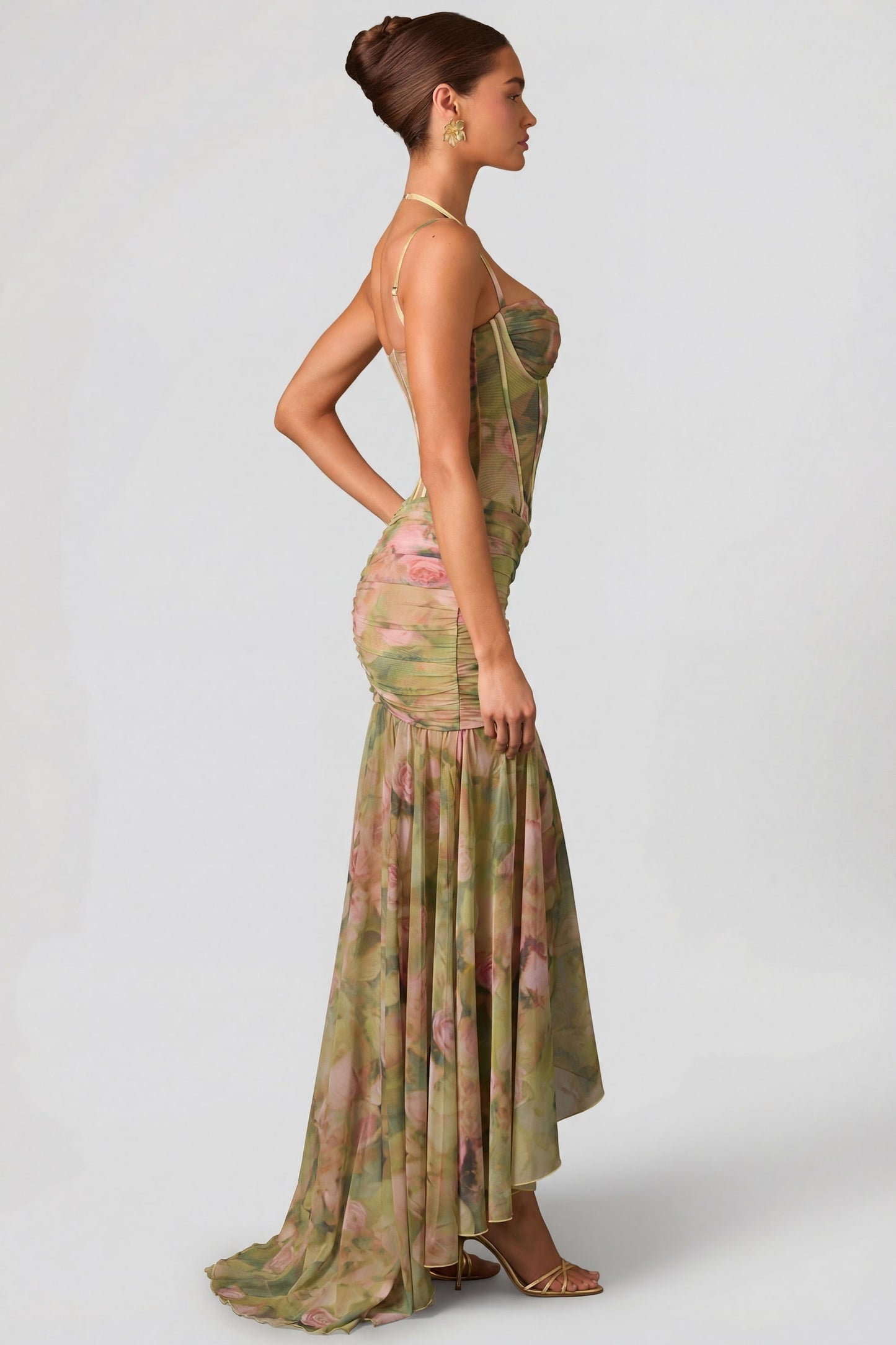 Vestido asimétrico floral Dulce