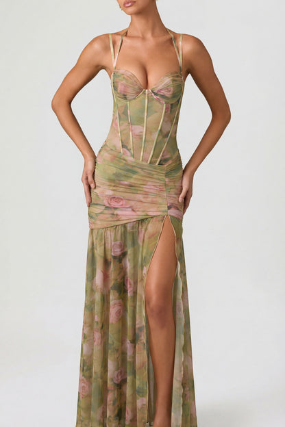 Vestido asimétrico floral Dulce