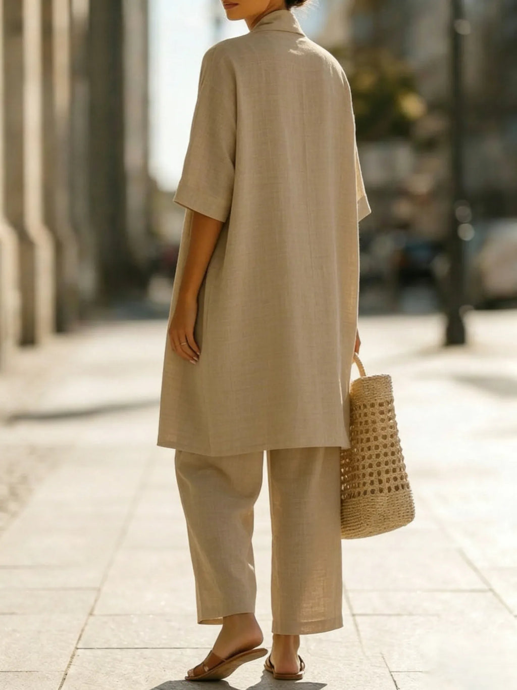 Conjunto minimalista de tres piezas Yaretzi