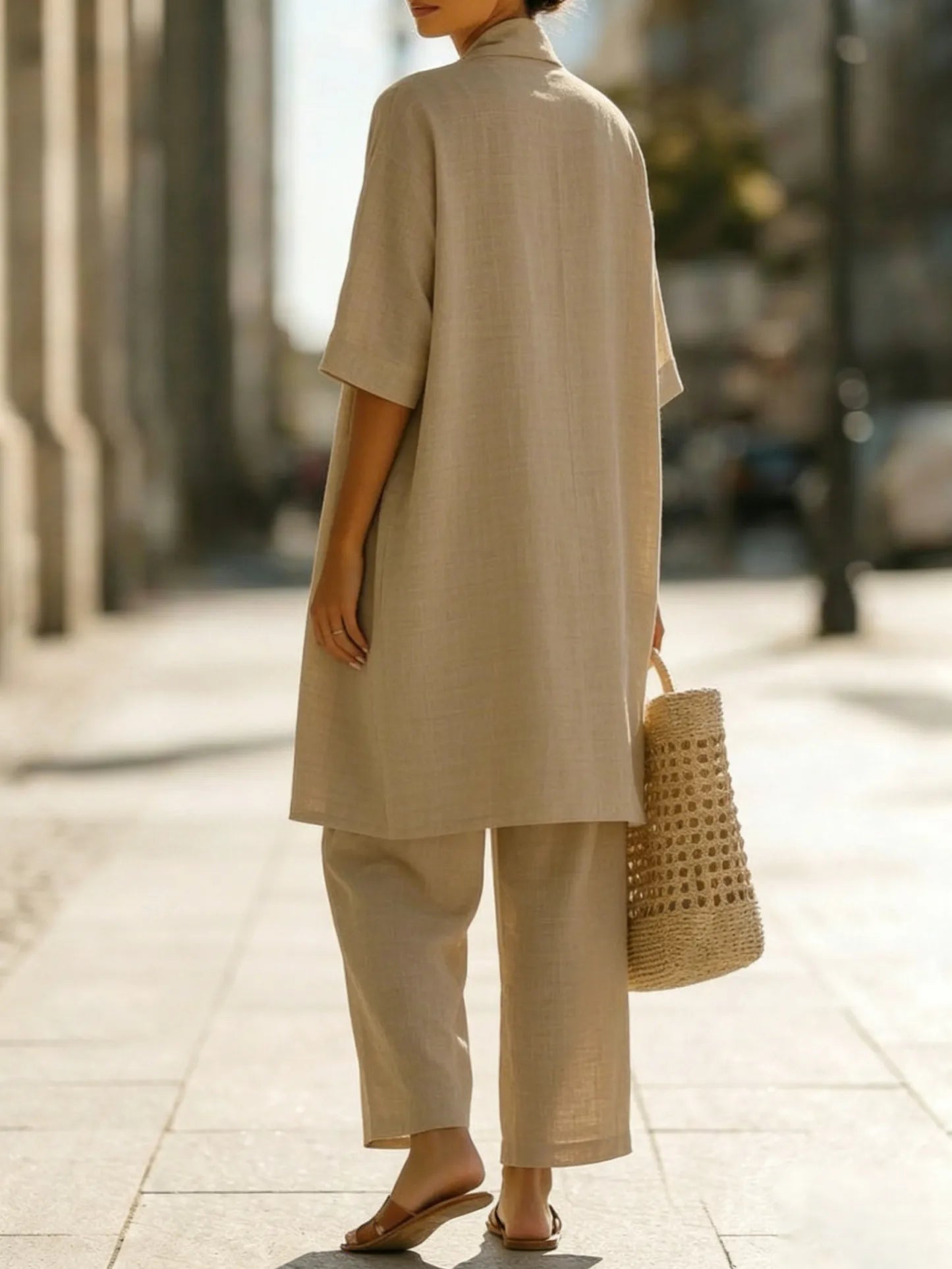 Conjunto minimalista de tres piezas Yaretzi