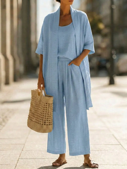 Conjunto minimalista de tres piezas Yaretzi