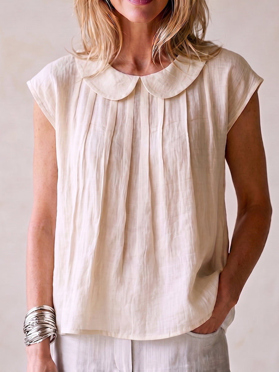 Blusa plisada Paulina