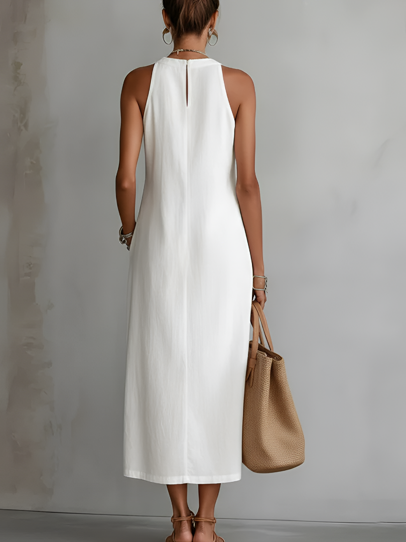 Vestido de lino Estela