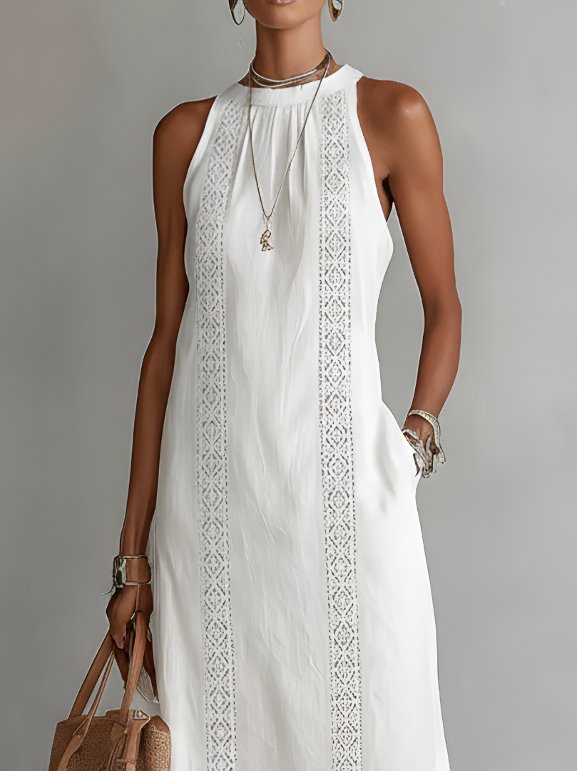Vestido de lino Estela
