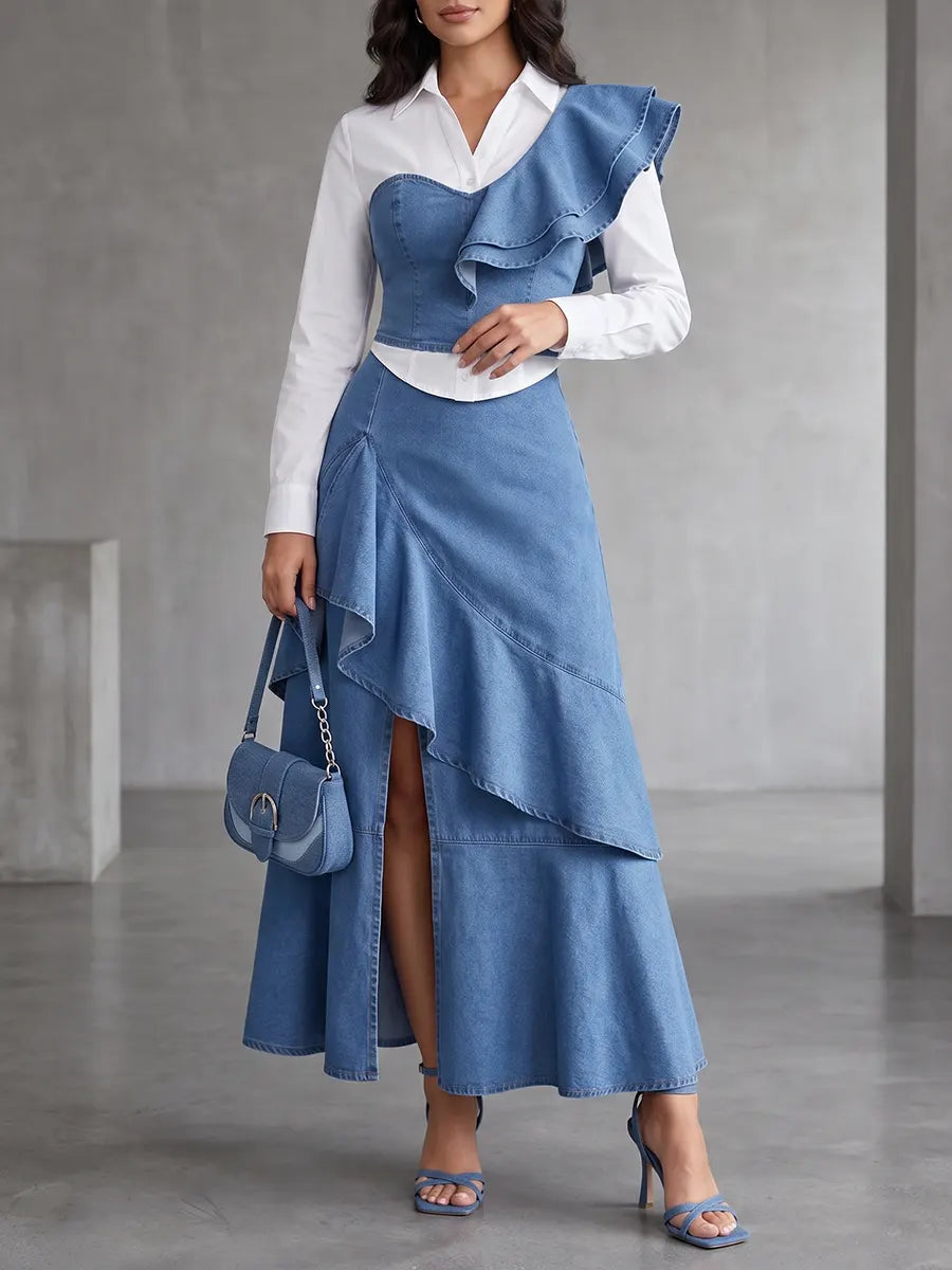 Conjunto con volantes Sofia