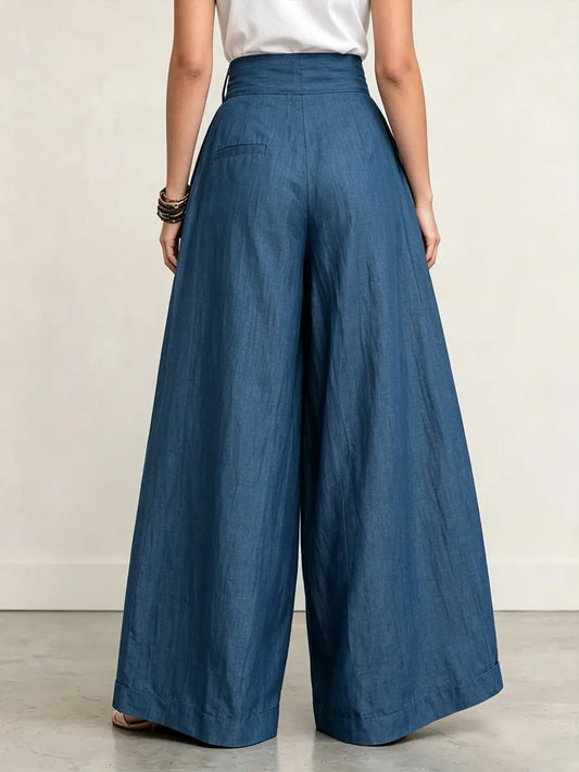 Pantalon plisado Valentina
