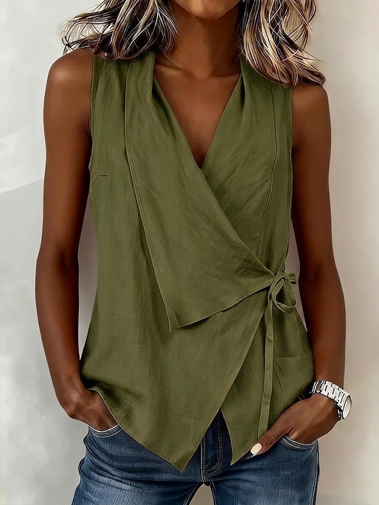 Blusa de lino Sofia