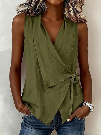 Blusa de lino Sofia