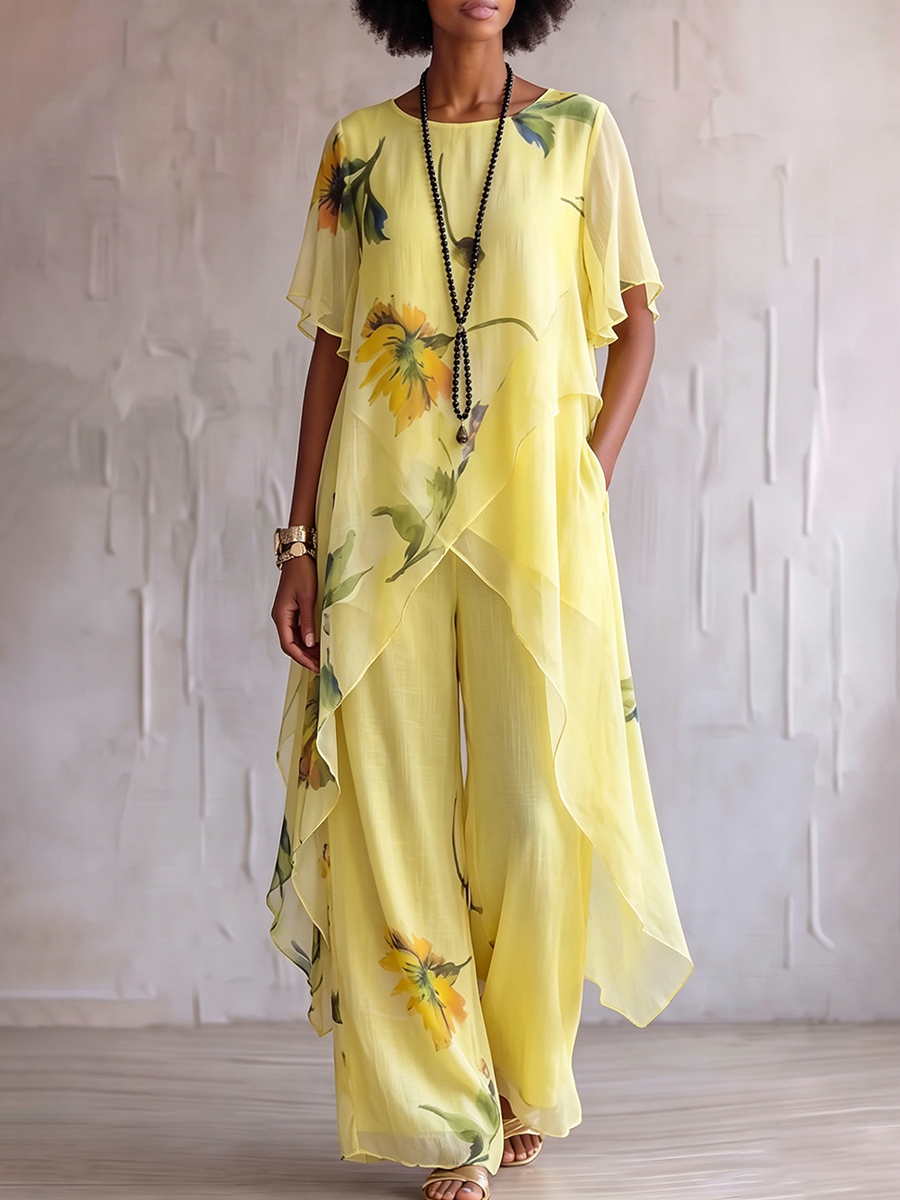 Conjunto floral Ximena