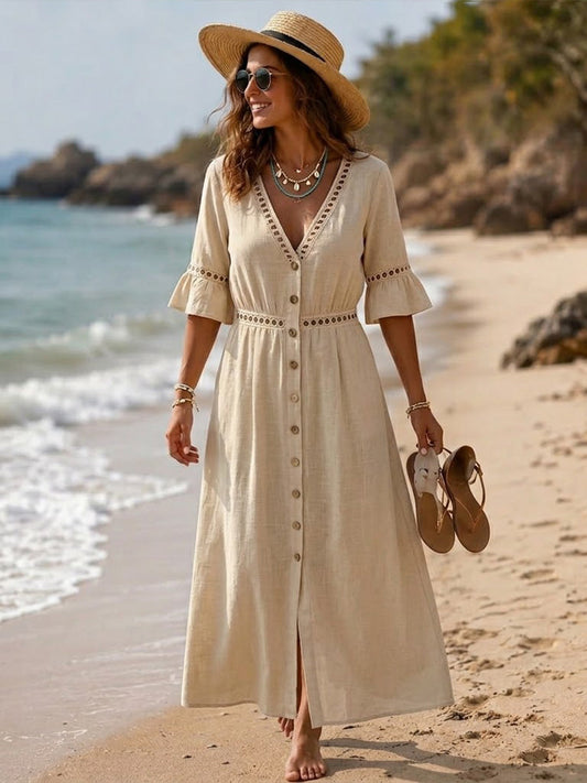 Vestido de lino Citlali