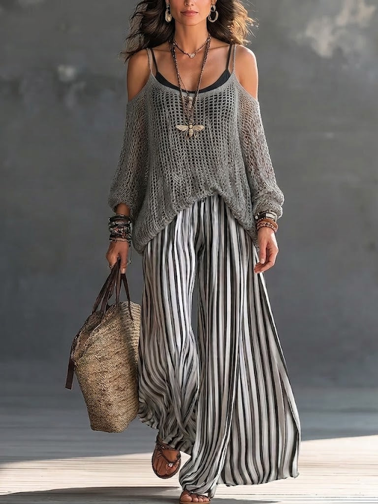 Conjunto de rayas Valentina