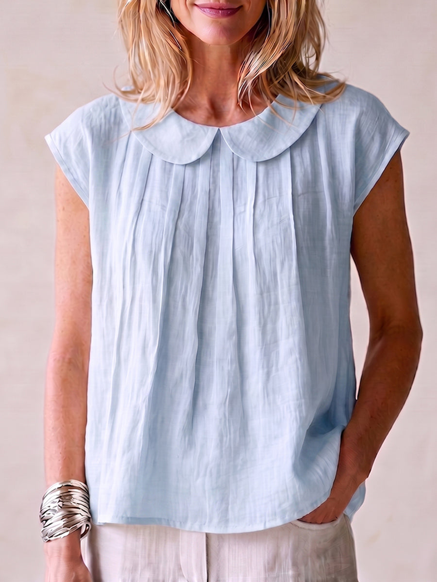 Blusa plisada Paulina