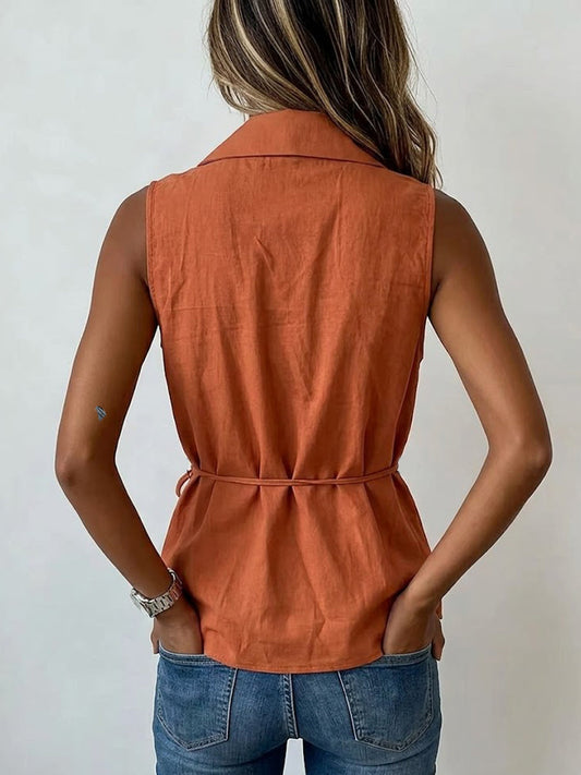 Blusa de lino Sofia