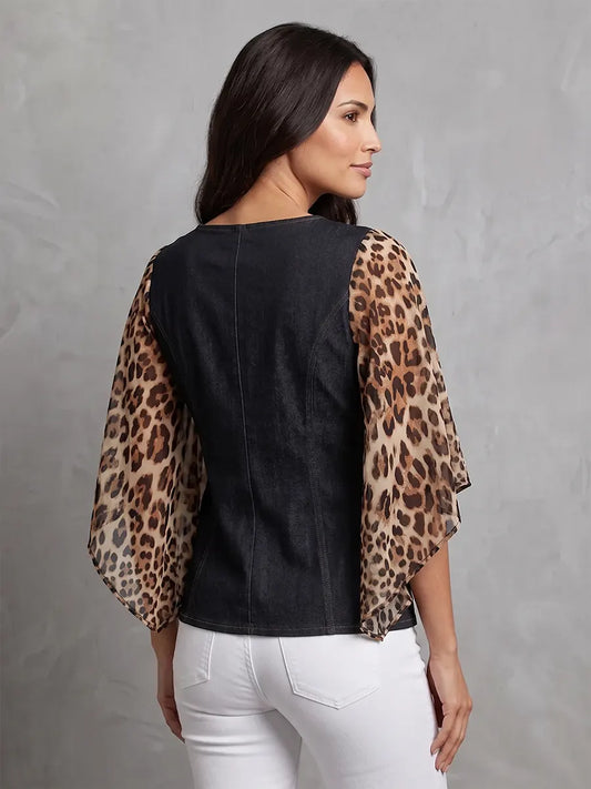 Blusa con escote en V Camila
