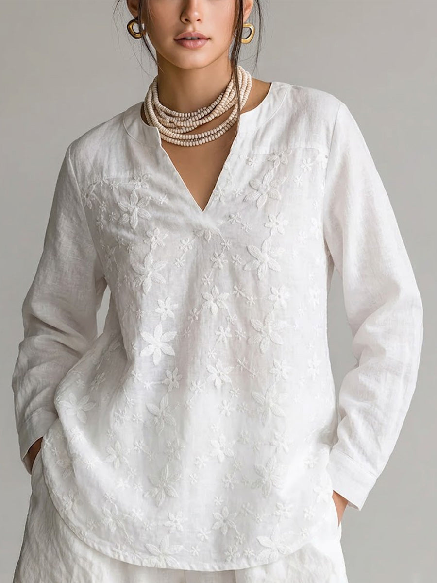 Blusa bordada Regina