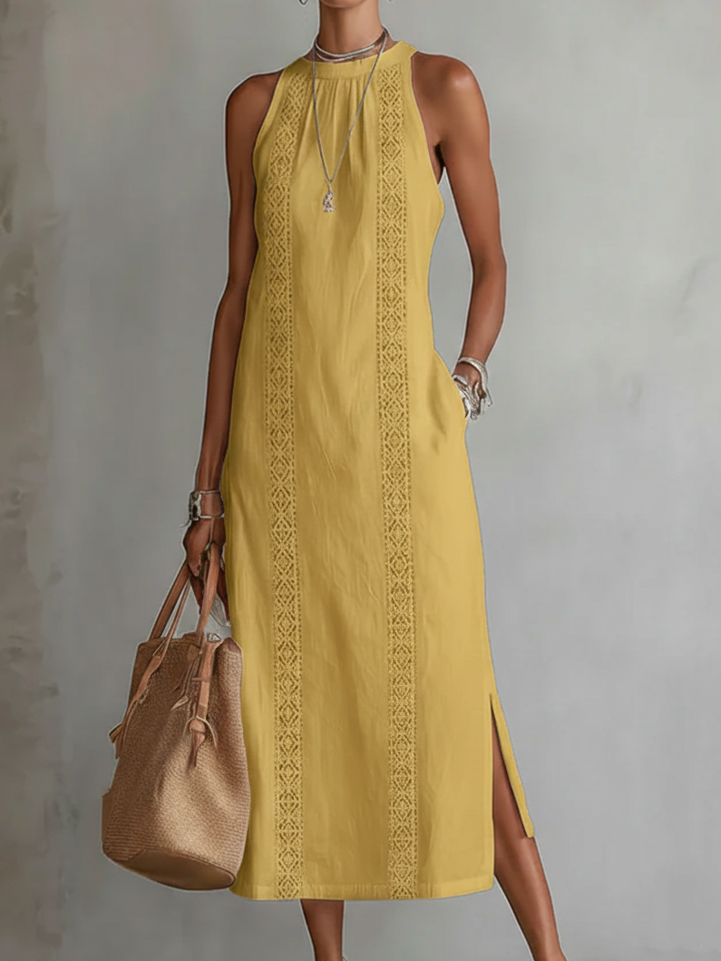 Vestido de lino Estela