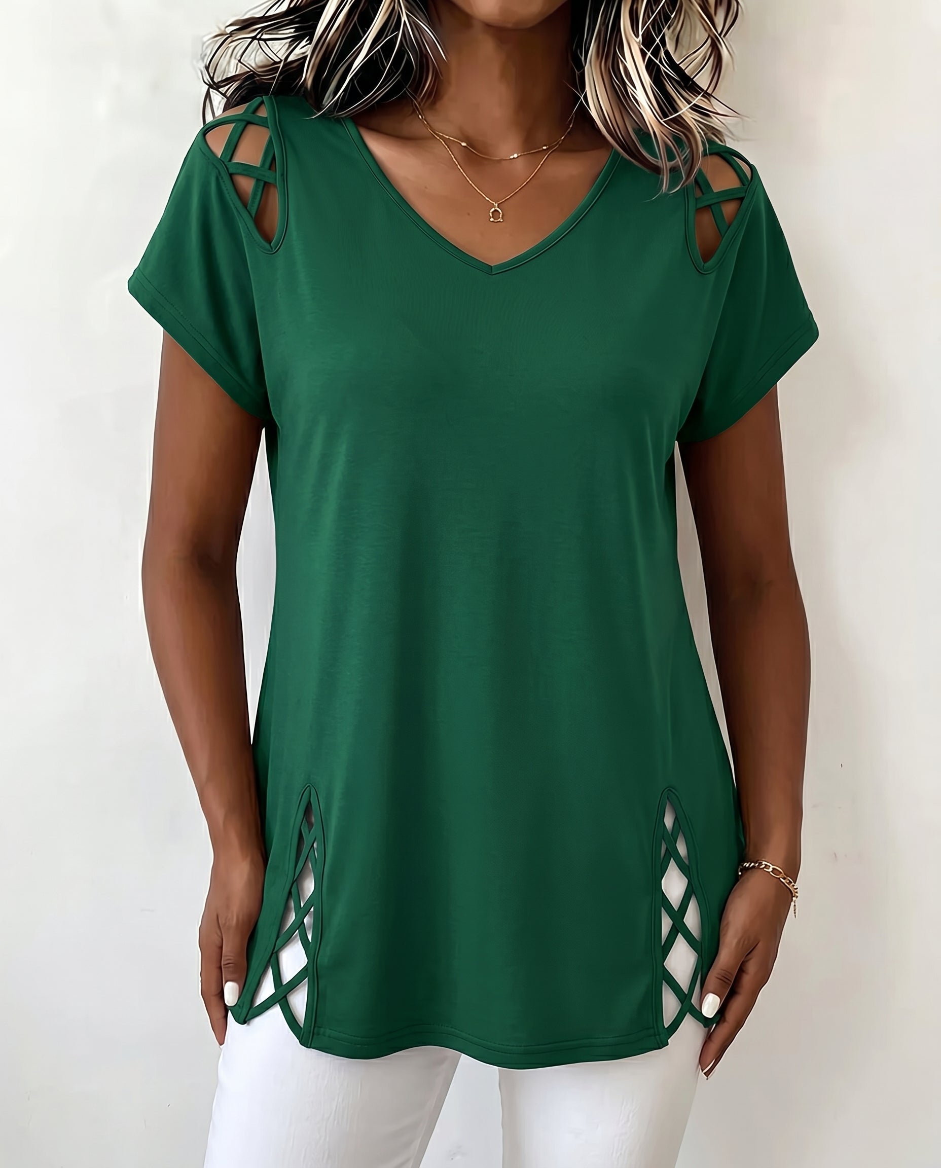 Blusa de algodon Carmen
