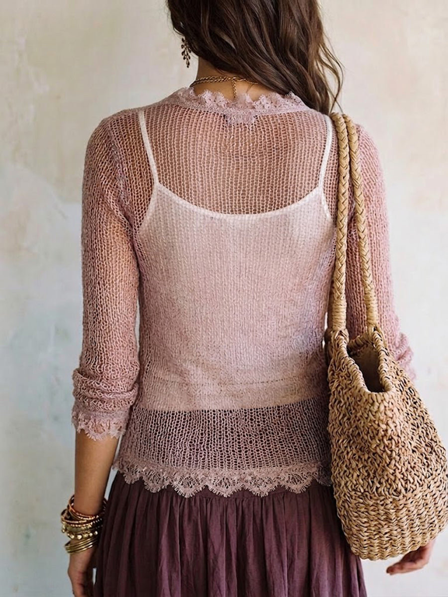 Cardigan de encaje Amalia