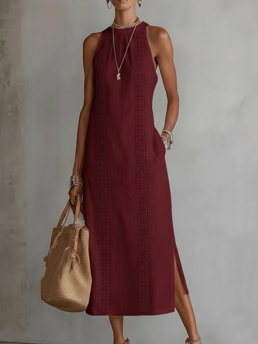 Vestido de lino Estela