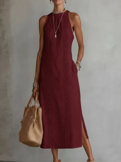 Vestido de lino Estela