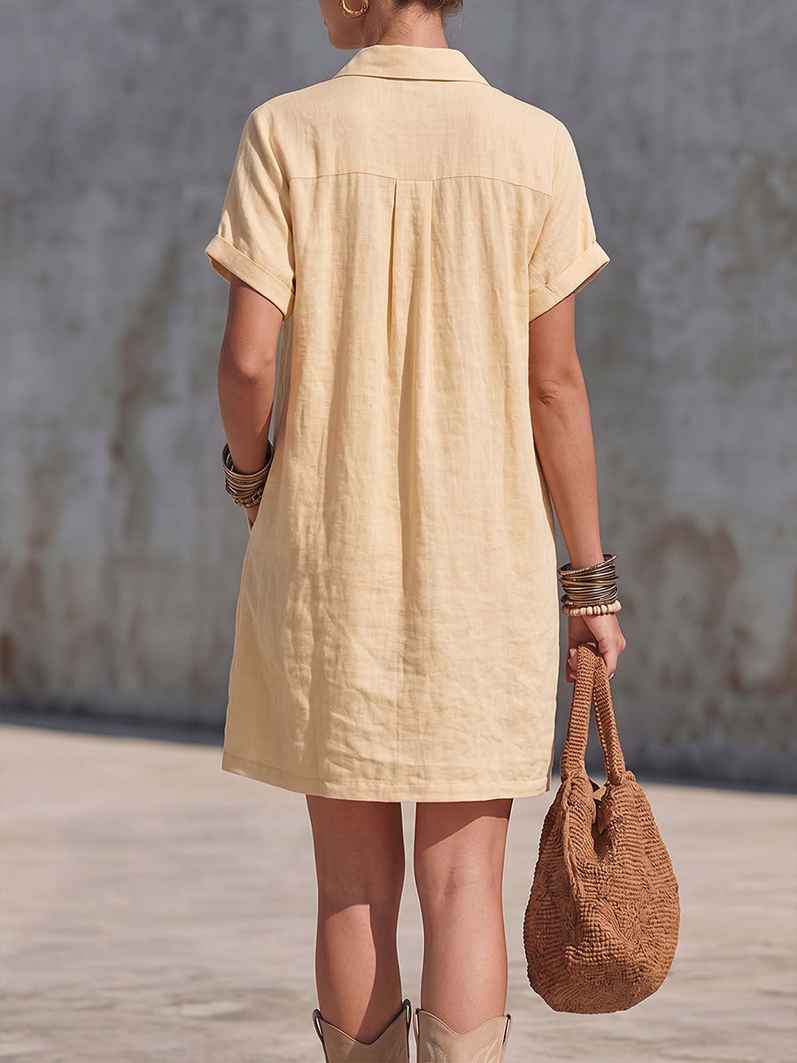 Vestido de lino Paloma