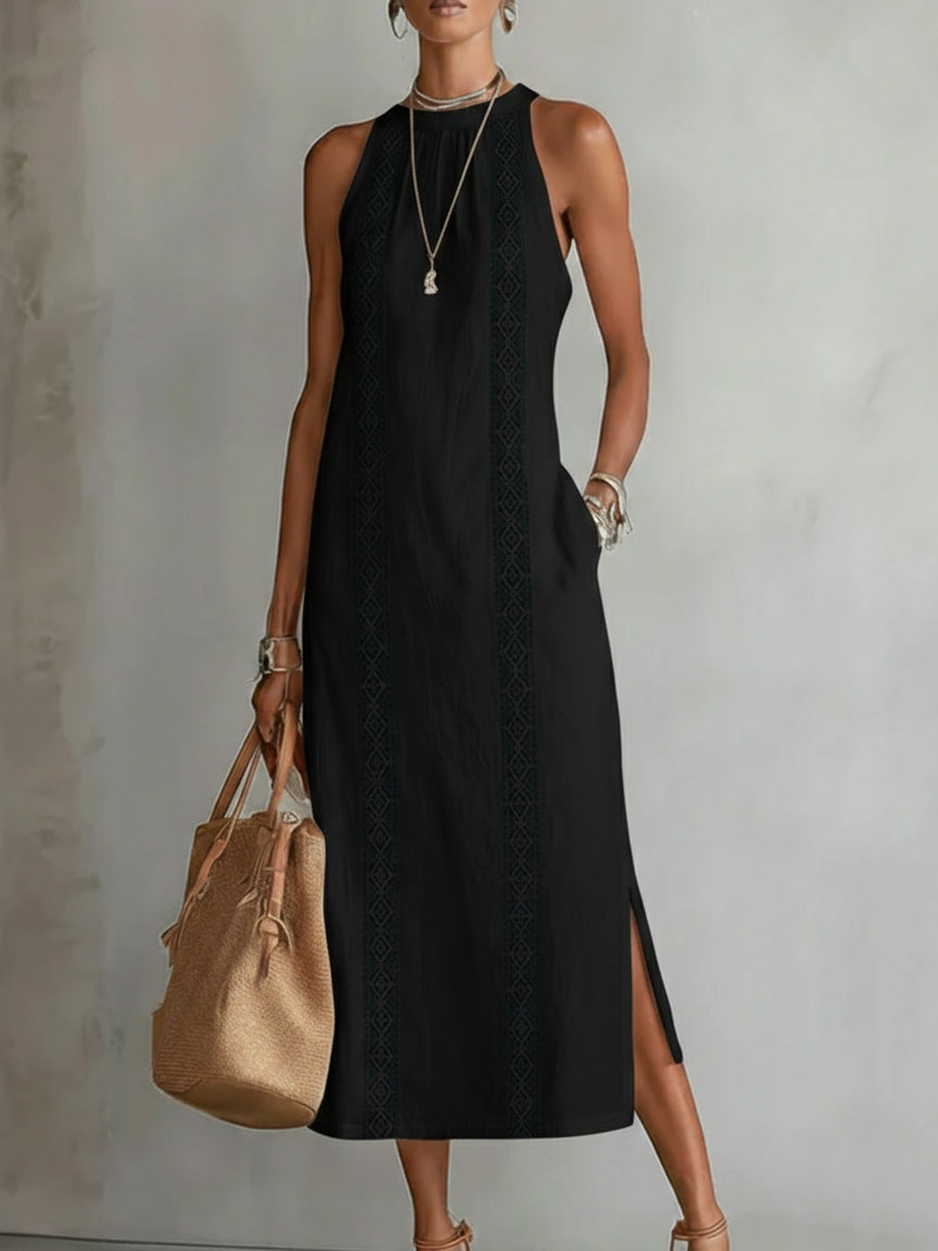 Vestido de lino Estela