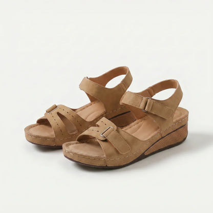 Sandalias ortopédicas cómodas con cuña Renata