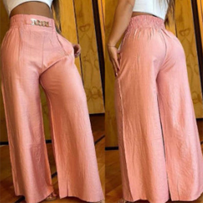 Pantalón ancho de talle alto Regina