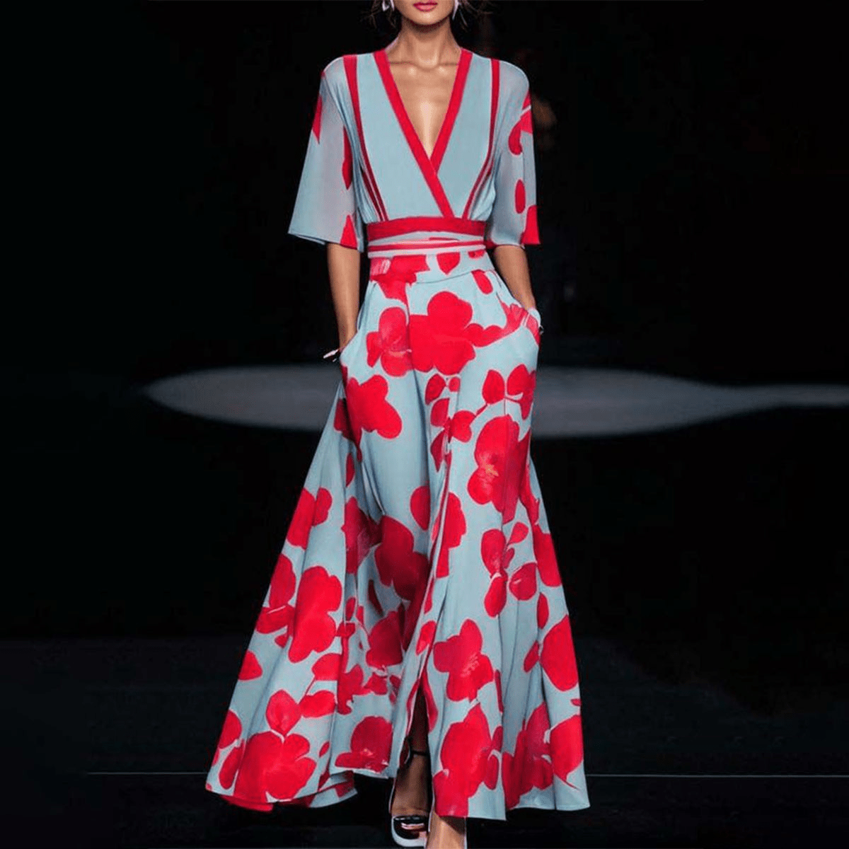 Vestido de saten Abril