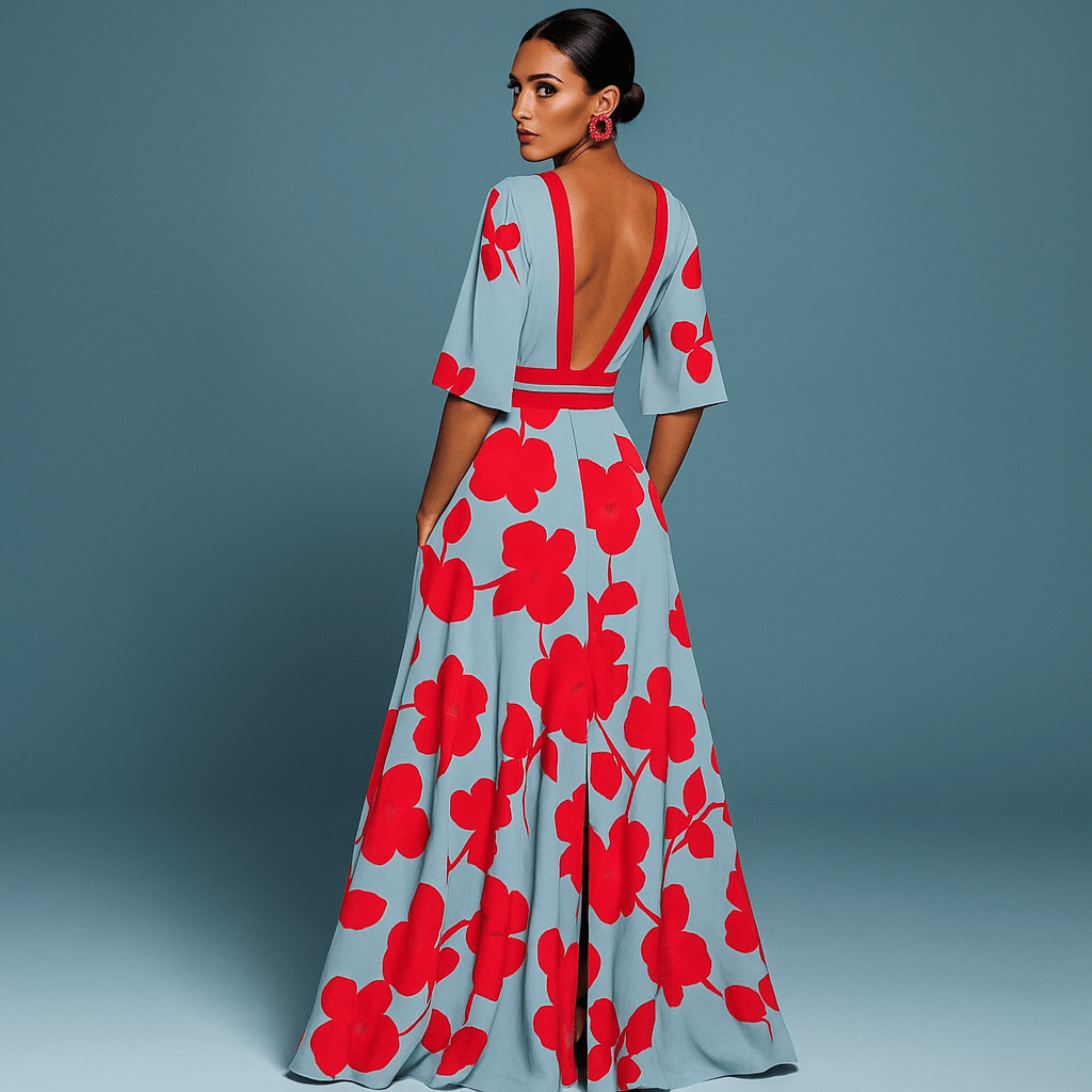 Vestido de saten Abril