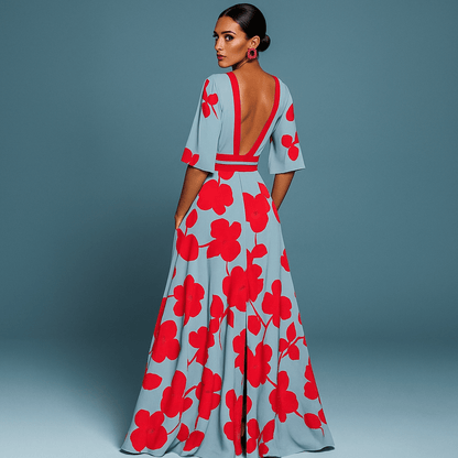 Vestido de saten Abril