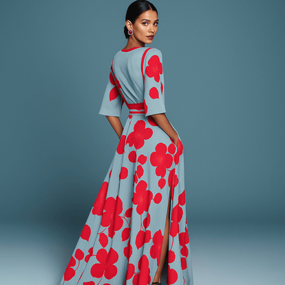 Vestido de saten Abril